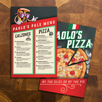 Paolo's Pizza Template 5.5" x 8.5"