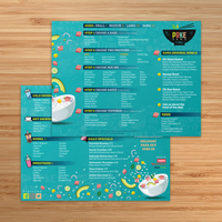 Poke Sama Menu Template 8.5" x 11"