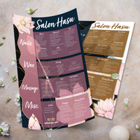 Salon Template 11" x 17"
