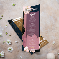 Salon Template 4.25" x 11"