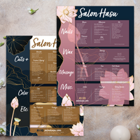 Salon Template 8.5" x 11"