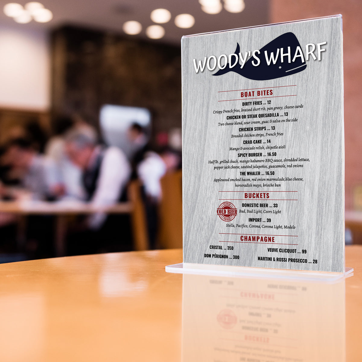 Waterproof Table Tent Inserts
