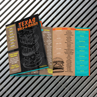 Plantilla para construir una hamburguesa, plegable, de 11" x 17"