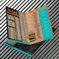 Build-a-Burger Template 12" x 18" Bifold