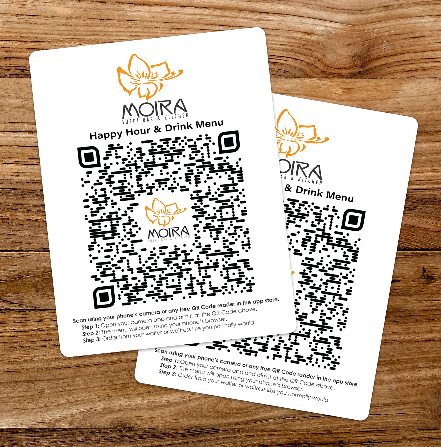 TerraSlate Touchless QR Menu Samples