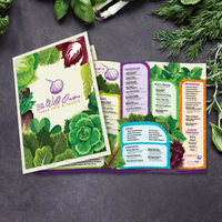 Wild Onion Vegan Template 11" x 17" Bifold