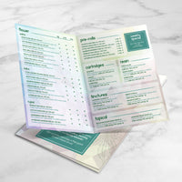 Plantilla de dispensario plegable de 11" x 17"