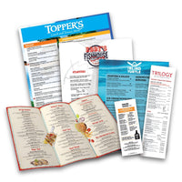 Waterproof Menu Sample Pack